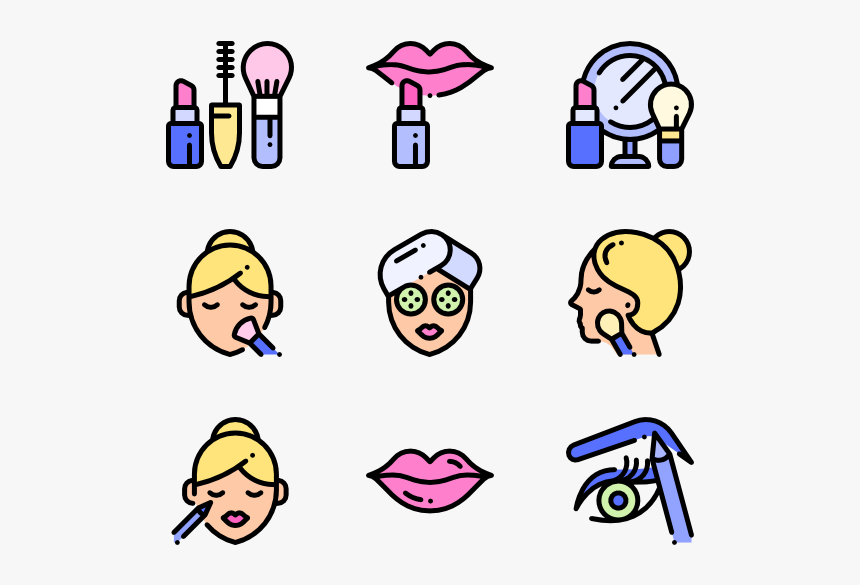 Makeup Clipart Makup - Animasi Makeup Png, Transparent Png, Free Download