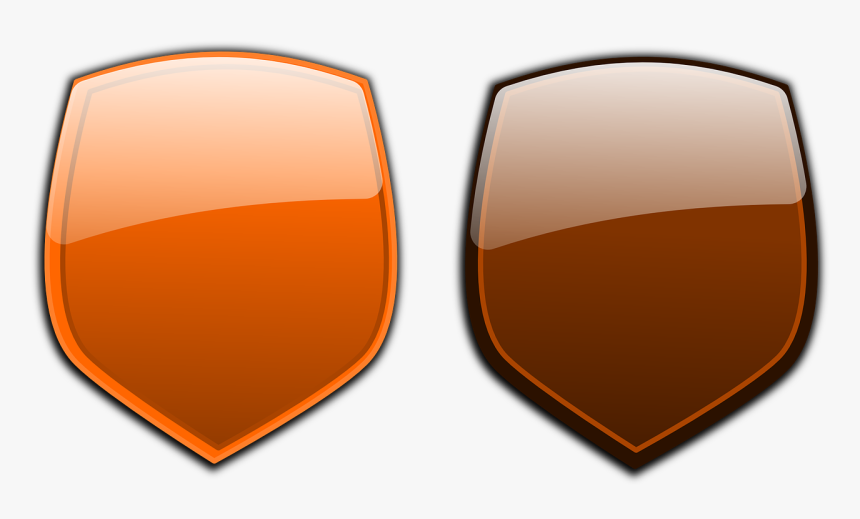 Shield Brown Orange Png, Transparent Png, Free Download