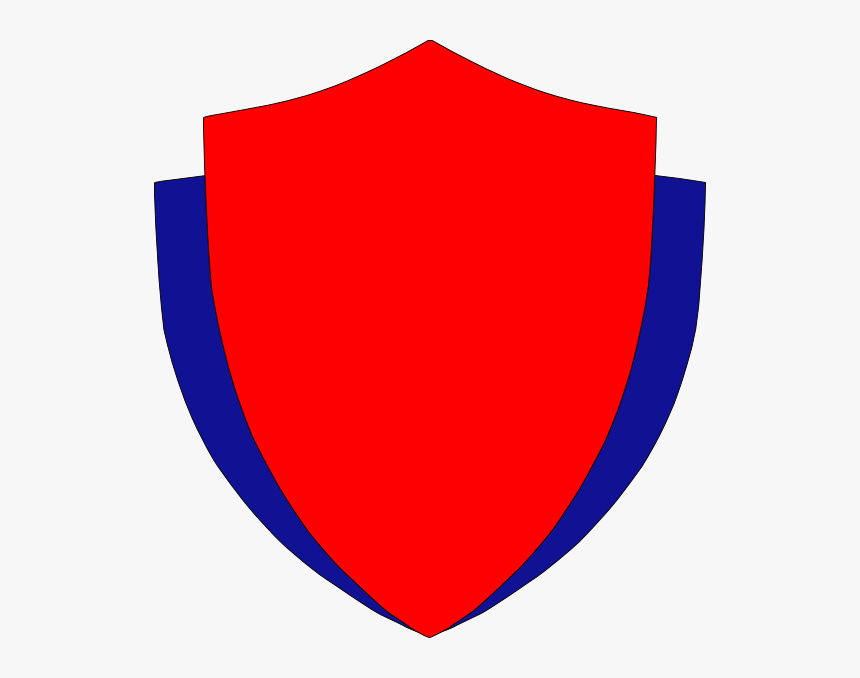 Shield Svg Clip Arts - Shield Png Red Blue, Transparent Png, Free Download