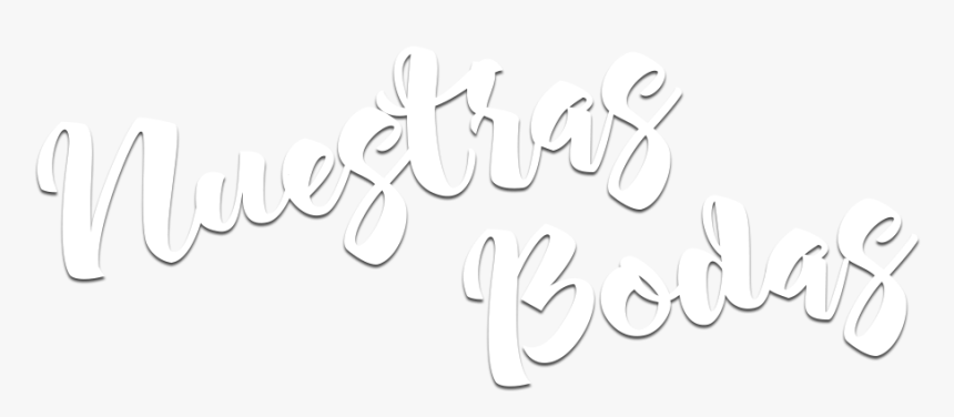 And White,art - Nuestra Boda Texto Png, Transparent Png, Free Download