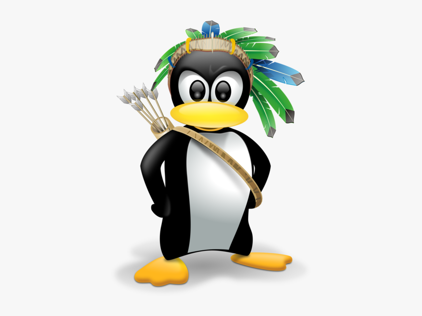 Flightless Bird,vertebrate,computer Wallpaper - Ubuntu Tux, HD Png Download, Free Download