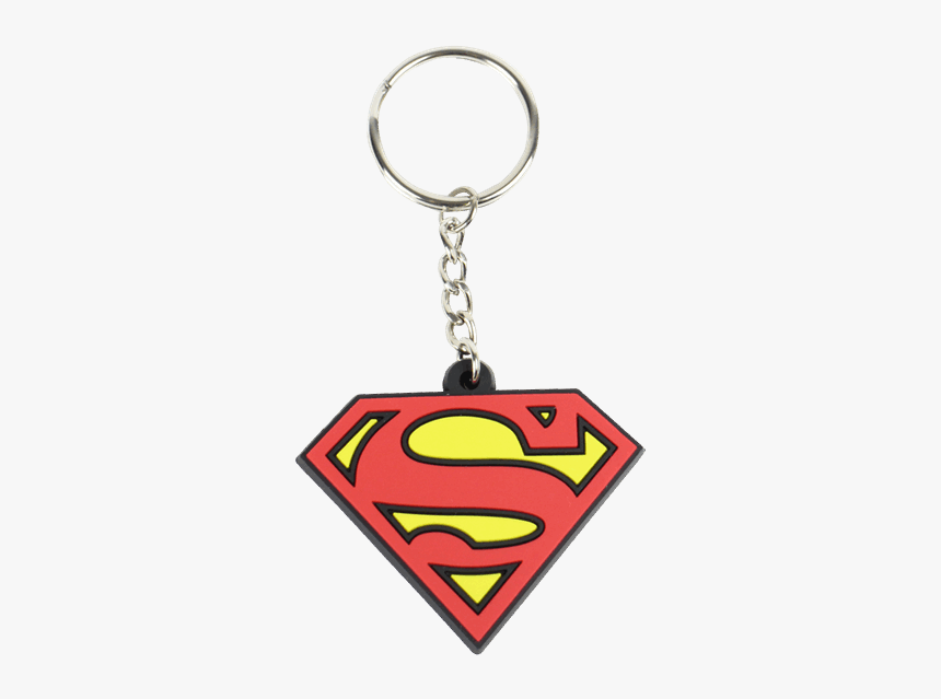 Dc Comics Superman Shield Rubber Keyring New Official - Batman And ...