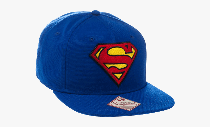 Classic Superman Logo Snapback Hat - Superman Cap Png, Transparent Png, Free Download