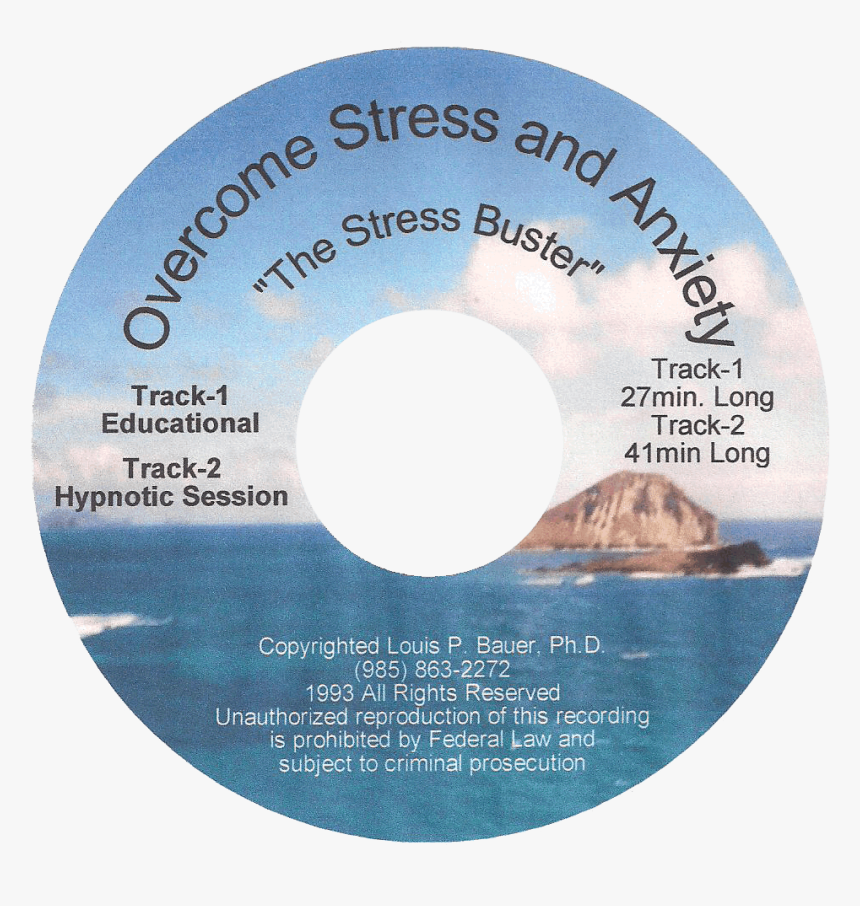 Hypnosis And Meditation Cds - Overcoming Stress And Anxiety, HD Png Download, Free Download