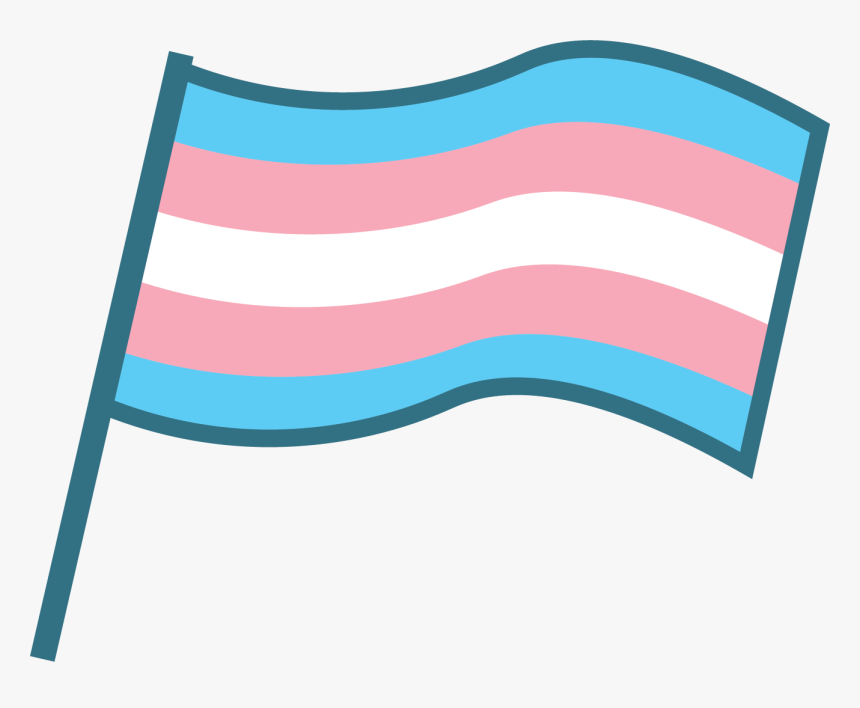 A Drawing Of The Transgender Flag Transparent Trans Flag Png Png Download Kindpng