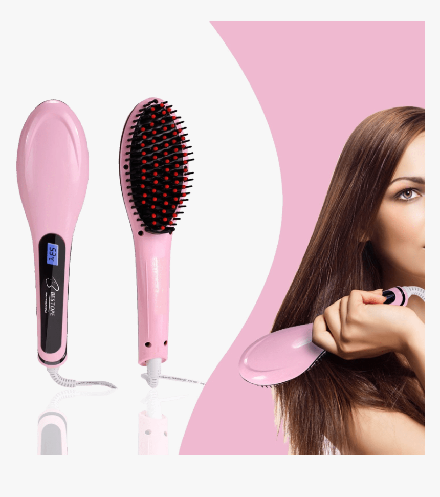 Straightener Hair Brush, HD Png Download, Free Download