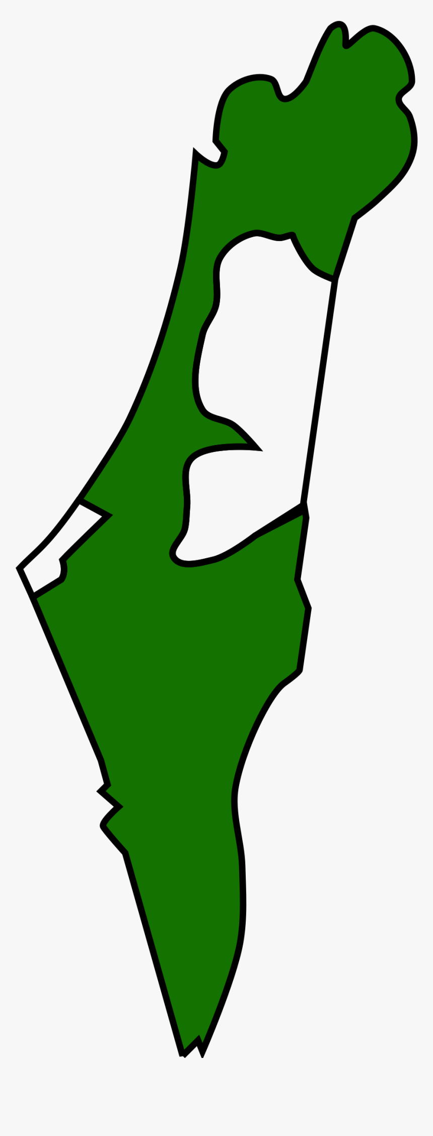 Israel And Palestine Outline, HD Png Download, Free Download