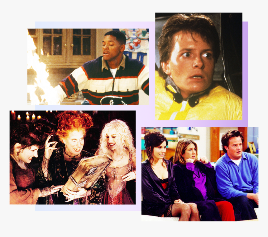 The Fresh Prince Of Belair Back To The Future Friends - Collage, HD Png Download, Free Download