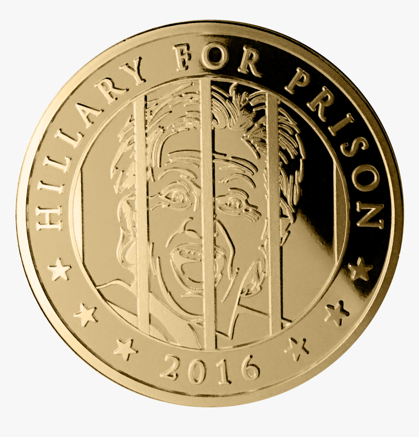 Golden Trump Presidential Coin, HD Png Download, Free Download