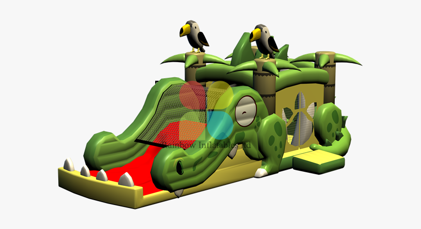 Cartoon Inflatable Water Slides Commercial Inflatable - Cartoon, HD Png Download, Free Download