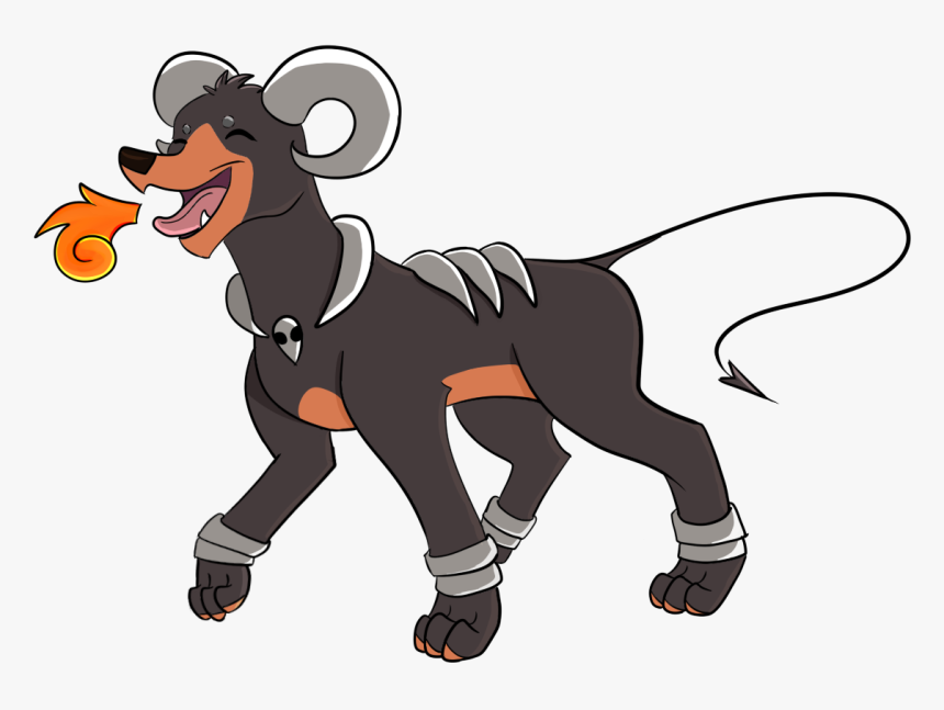 [my Art] Houndoom - Cartoon, HD Png Download, Free Download