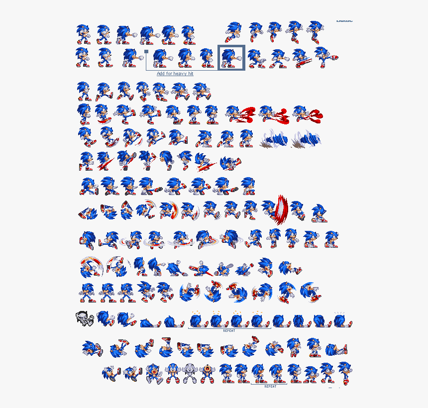 Modern Sonic Exe Sprites , Png Download - Modern Sonic Exe Sprite ...