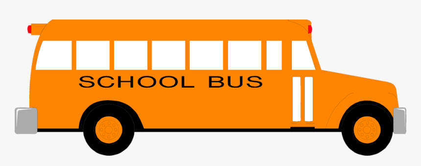 School Bus Transparent Background - School Bus Free Illustration, HD Png Download, Free Download