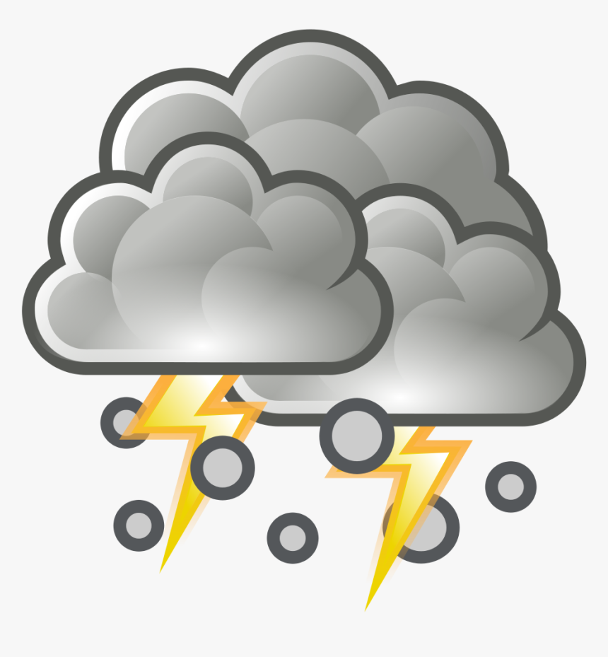 File Weather Storm Svg Transparent Background - Thunderstorm Clipart, HD Png Download, Free Download