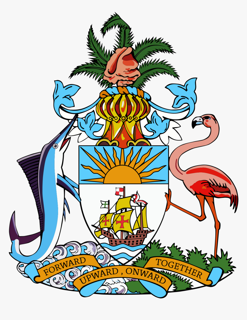 Monarchy Of The Bahamas - Bahamas Coat Of Arms, HD Png Download, Free Download