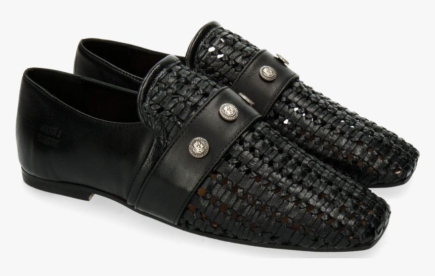 Scarlett 1 Black Trim Gold Loafers - Slip-on Shoe, HD Png Download, Free Download