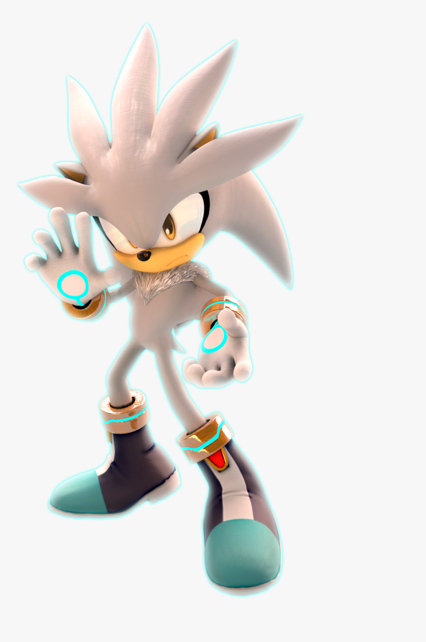 Silver The Hedgehog Render , Png Download - Silver The Hedgehog, Transparent Png, Free Download