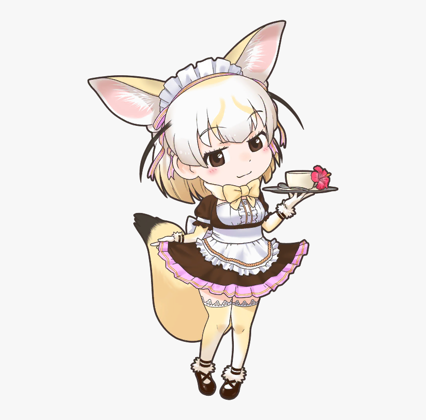 Maid Fennec Foxoriginal - Kemono Friends Fennec Fox, HD Png Download, Free Download