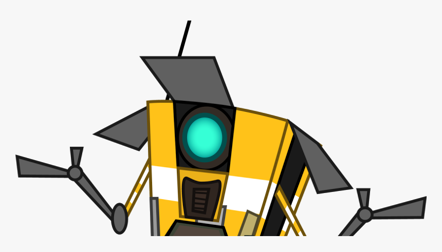 Borderlands 2 Claptrap Cartoon, HD Png Download, Free Download