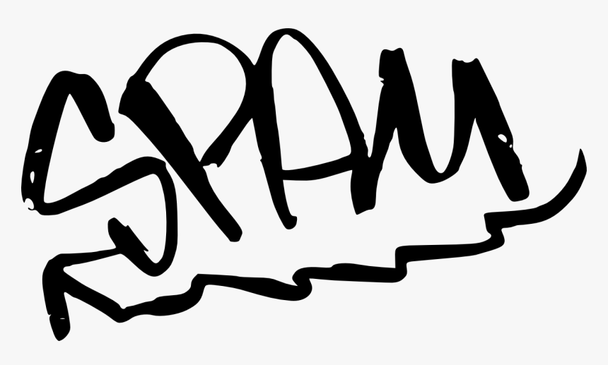 Transparent Spam Clipart - Spam Graffiti, HD Png Download, Free Download