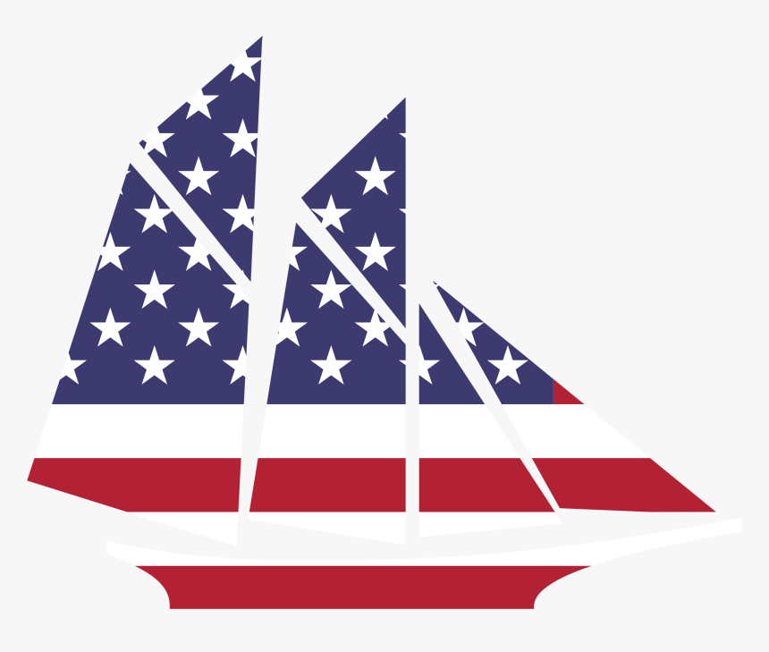 England Flag Clipart Easter - American Flag Ship Clip Art, HD Png Download, Free Download