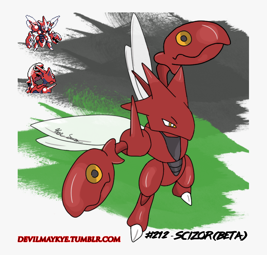 Scizor Scizor Is One Of My All-time Favorite Pokemon - Cartoon, HD Png Download, Free Download