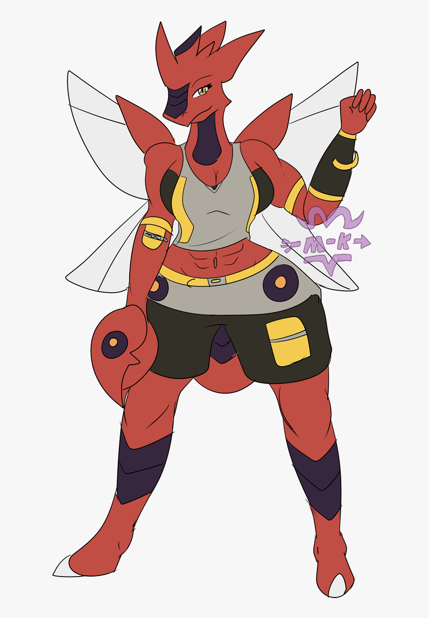 Anthro Female Scizor , Png Download - Anthro Scizor, Transparent Png, Free Download