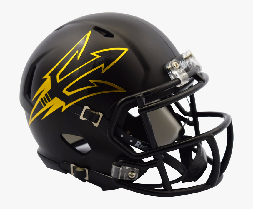 Asu Satin Black Mini Helmet - Wake Forest Football Helmet, HD Png Download, Free Download