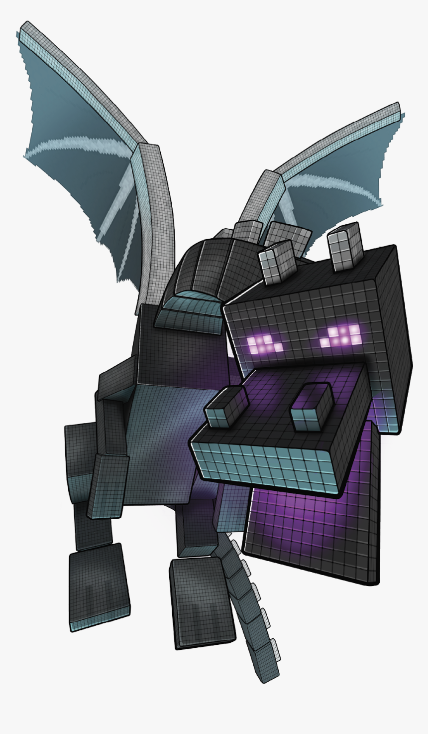 Avoid The Ender Dragon"s Charge Attack, And Know That - Ender Dragon Minecraft Clipart, HD Png ...