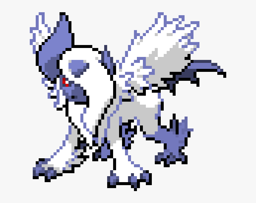 Mega Absol Pixel Art, HD Png Download, Free Download