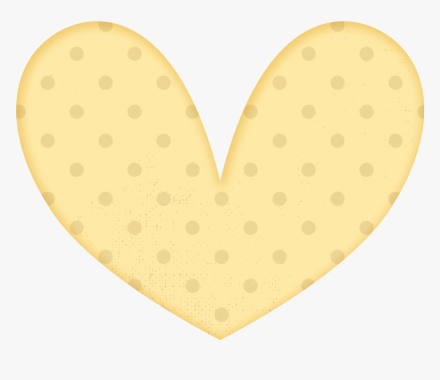 Yellow Dot Clipart - Heart, HD Png Download, Free Download