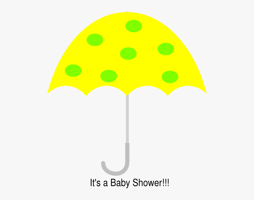 Transparent Umbrella Clipart Png - Yellow Polka Dot Umbrella, Png Download, Free Download