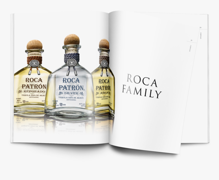 Glass Bottle - Patron Roca, HD Png Download, Free Download