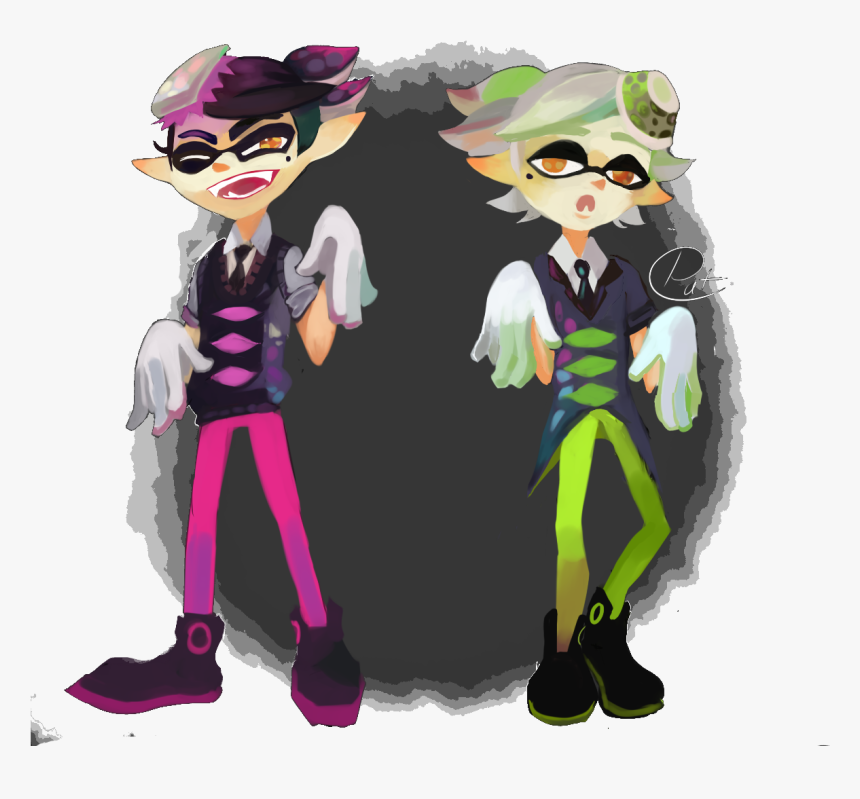 A Proposal For A Final Update - Splatoon Squid Sisters Male, HD Png Download, Free Download
