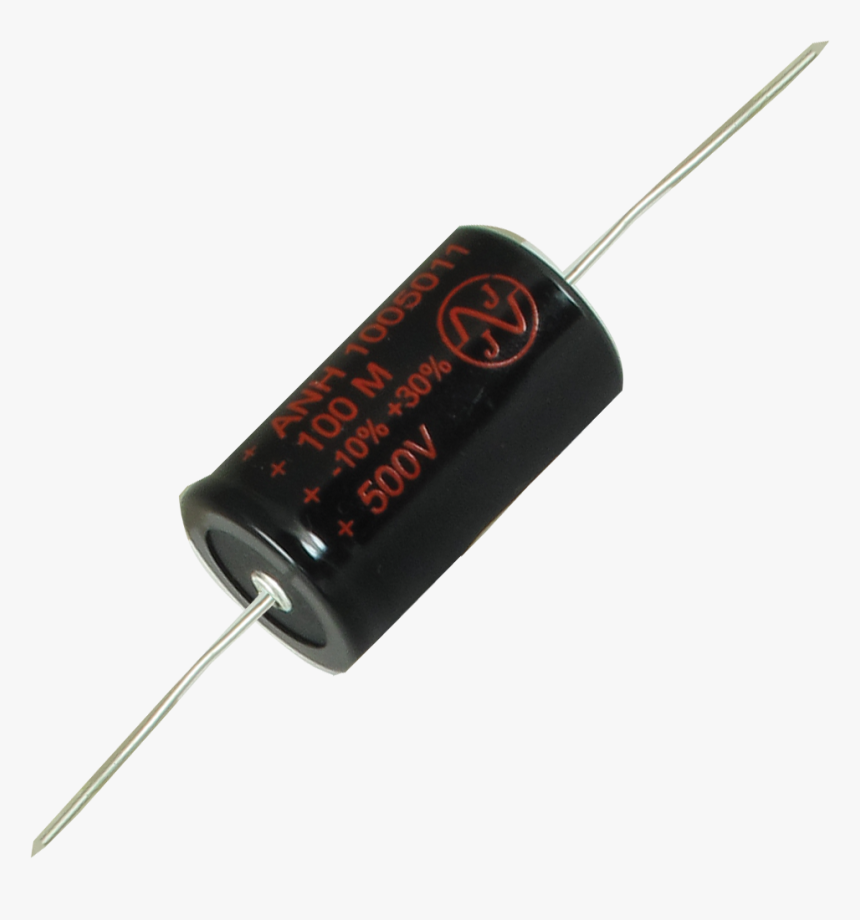 Jj Electronics, 500v, Axial Lead Electrolytic Image - Capacitors 500μf 25 Watt, HD Png Download, Free Download