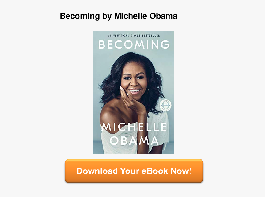 Michelle Obama's Book Cover, HD Png Download, Free Download