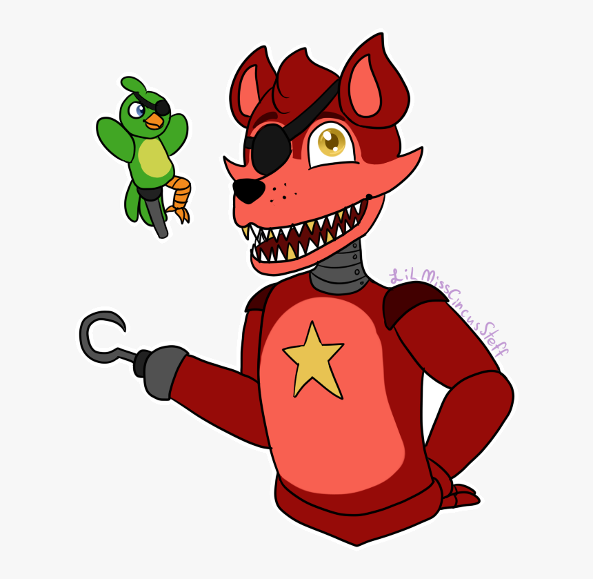 Rockstar Foxy - Fnaf Rockstar Foxy Bird, HD Png Download, Free Download