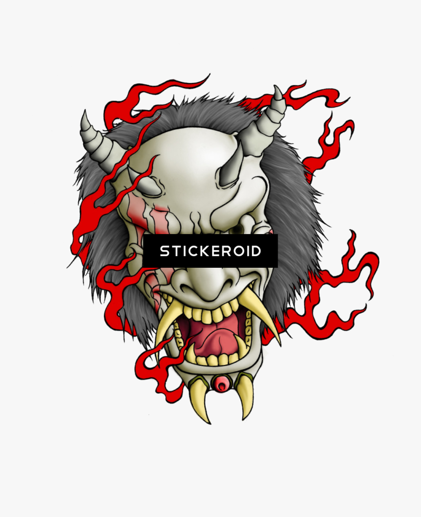 Oni Mask Art , Png Download - Oni Mask Png, Transparent Png, Free Download