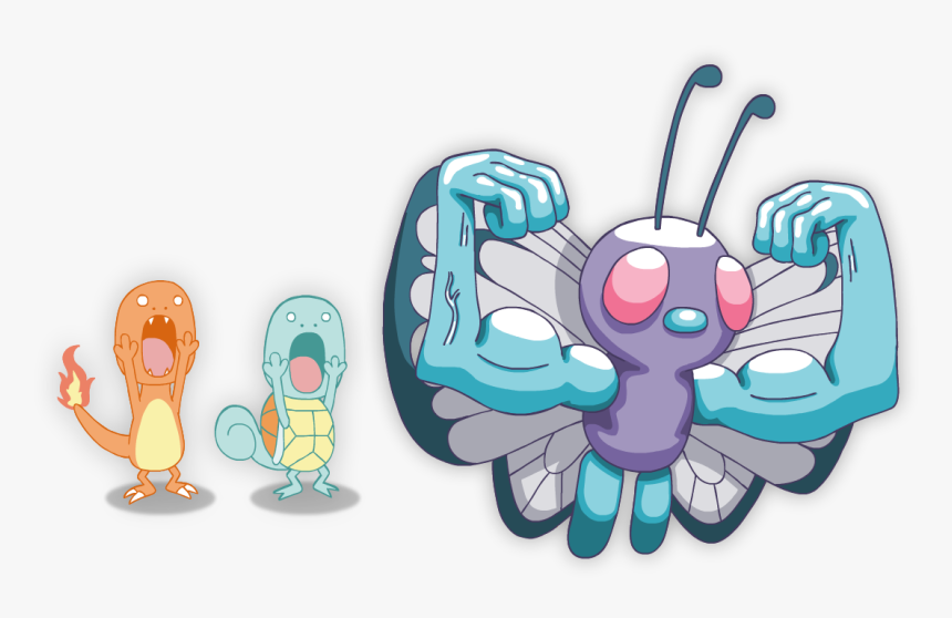 Butterfree , Png Download - Buff Butterfree, Transparent Png, Free Download