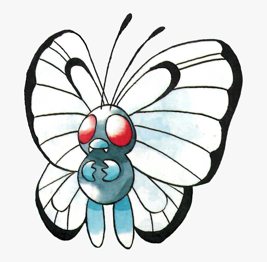 [​img] - Butterfree Gen 1 Art, HD Png Download, Free Download