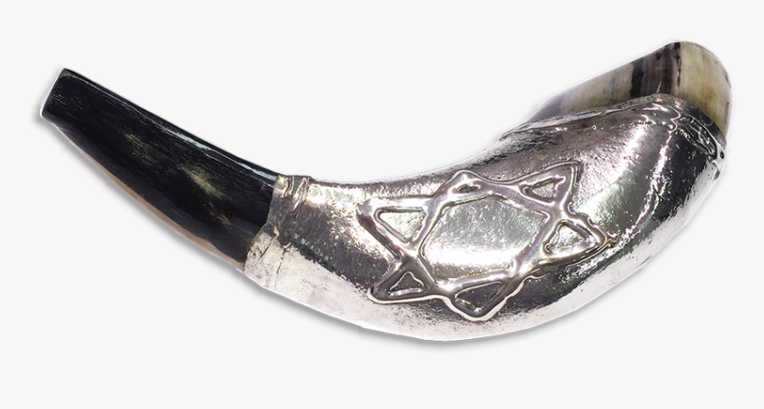 Silver-plated Ram"s Horn Shofar - Silver, HD Png Download, Free Download