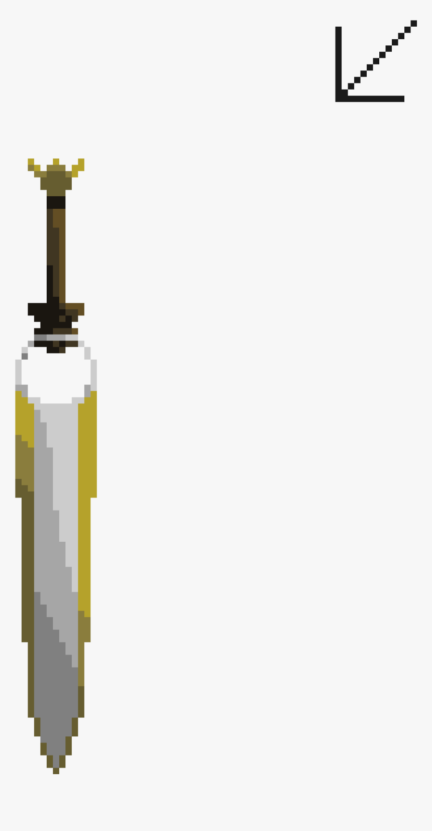 Pixel Art Dagger, HD Png Download, Free Download