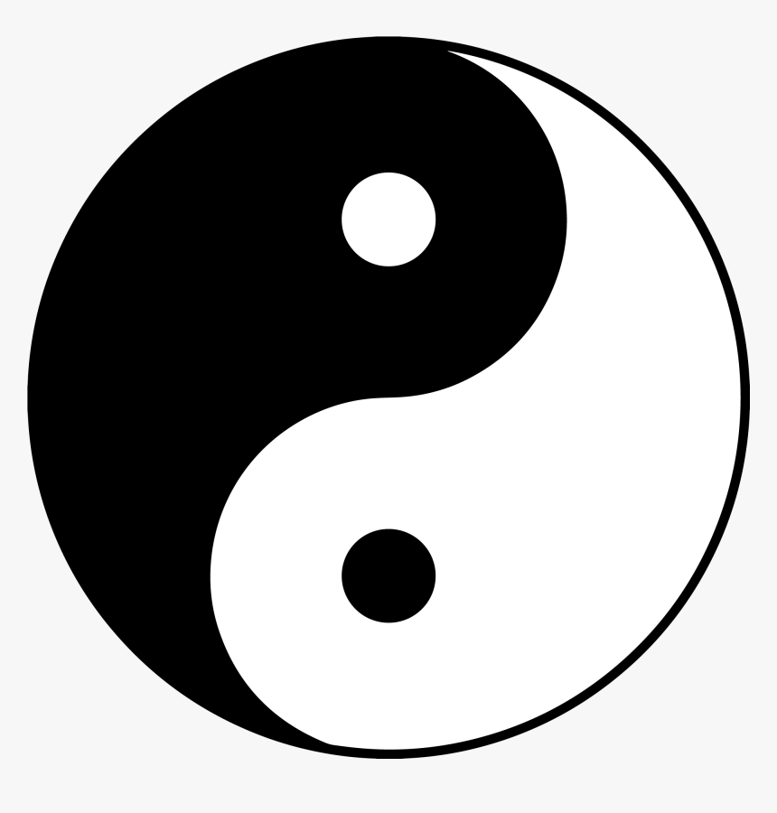 Yin And Yang, HD Png Download - kindpng