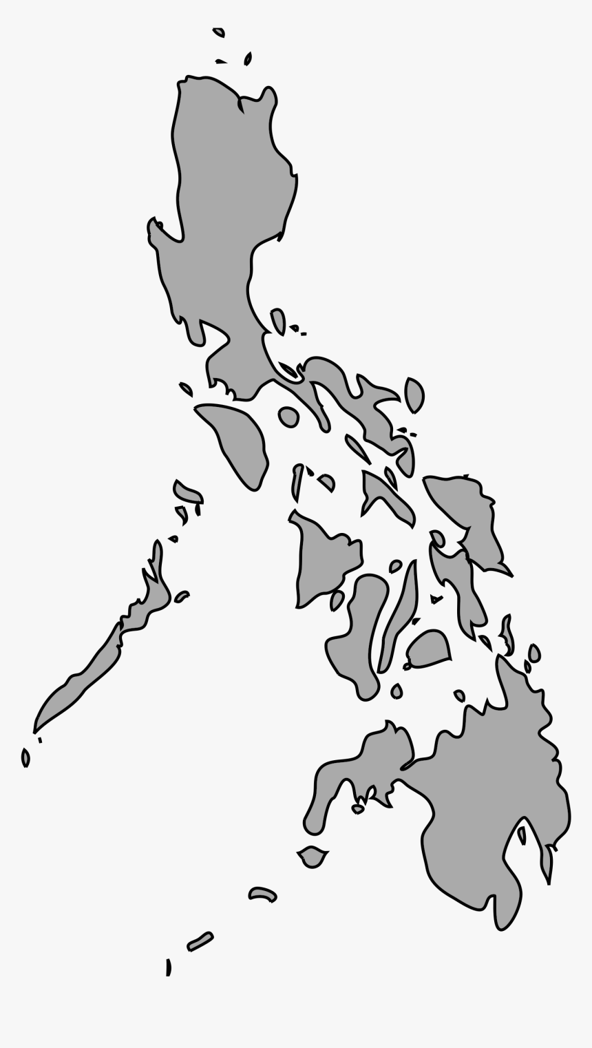 Philippine Map Simplified Clip Arts - Philippine Map Vector Ai, HD Png ...