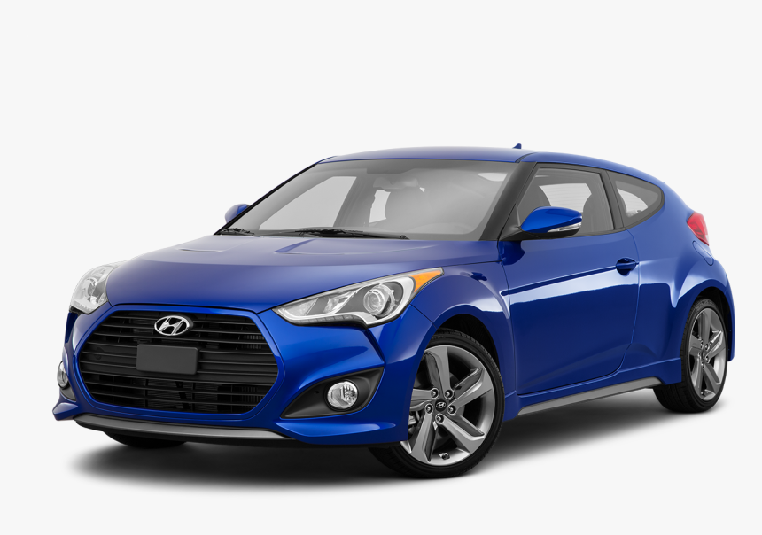 Hyundai Png Image - 2015 Hyundai Veloster Blue, Transparent Png, Free Download