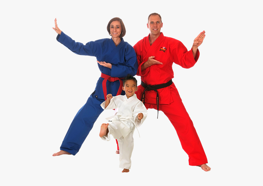 A Family Of Karate Students - Kung Fu, HD Png Download, Free Download