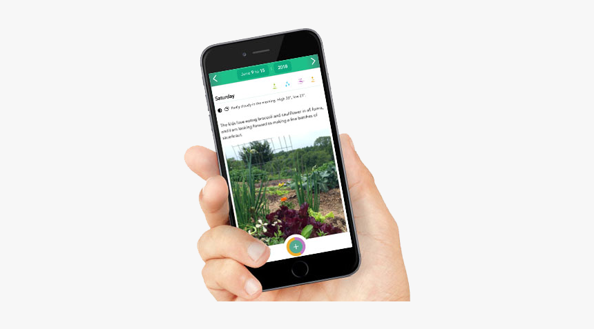 App To Record Your Gardening Progress - Samsung Galaxy, HD Png Download, Free Download