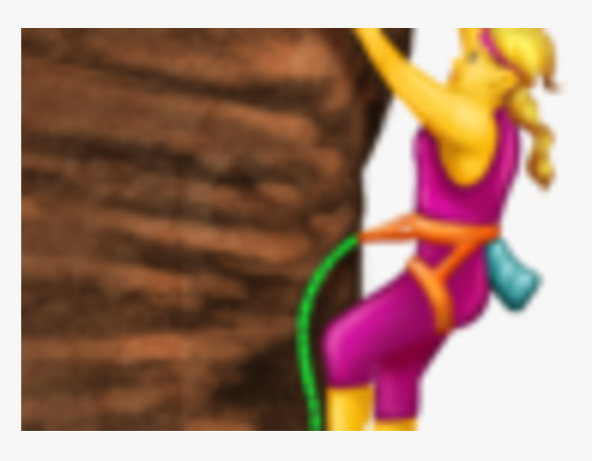 Transparent Anime Girl Waving Png - Rock Climber Emoji, Png Download, Free Download