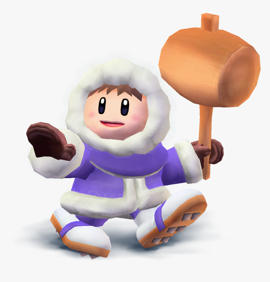 Popo Render Smash Wii U 3ds Style By Machriderz-d8nylxh - Popo Ice Climbers Smash, HD Png Download, Free Download