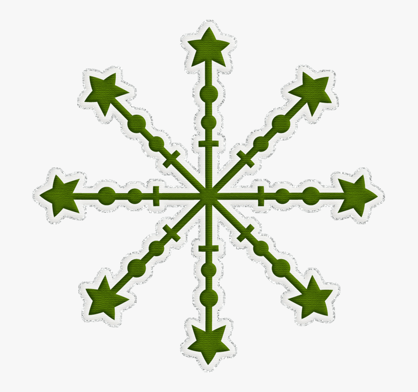 Green Star Snowflake Peppermint Patties, Christmas - Logo Steering Wheel Ship, HD Png Download, Free Download